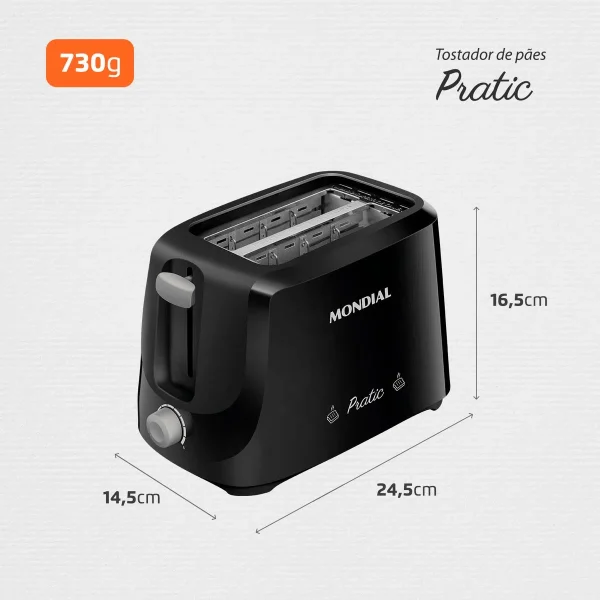 MONDIAL TOSTADOR DE PAN PRATIC T-18