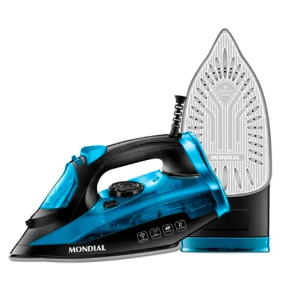 MONDIAL PLANCHA A VAPOR CERAMIC CELESTE 400ML F-53 - Imagen 2