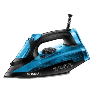 MONDIAL PLANCHA A VAPOR CERAMIC CELESTE 400ML F-53