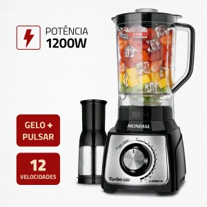 MONDIAL LICUADORA IX TURBO BLACK 220V L-1200